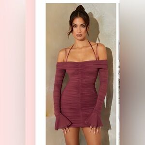 Violet long sleeve Oh Polly dress 💜🩷